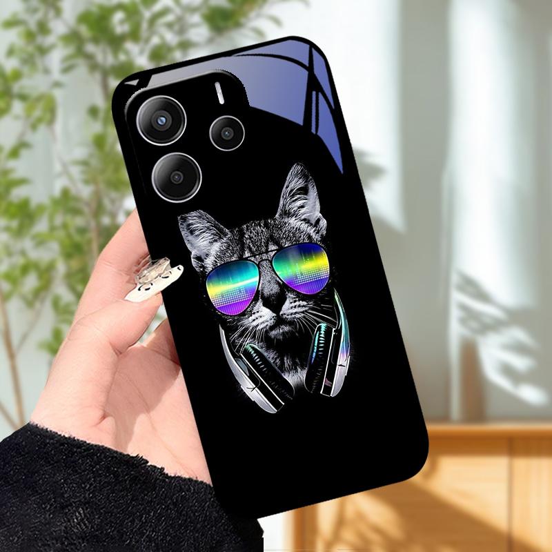 Стеклянный Чехол Для Телефона Для Redmi Note 14 Pro 4G 5G Закаленное Стекло Чехол Для Телефона Для Redmi Note14 Pro+ Funda 14Pro Plus 5G Защитные Чехлы