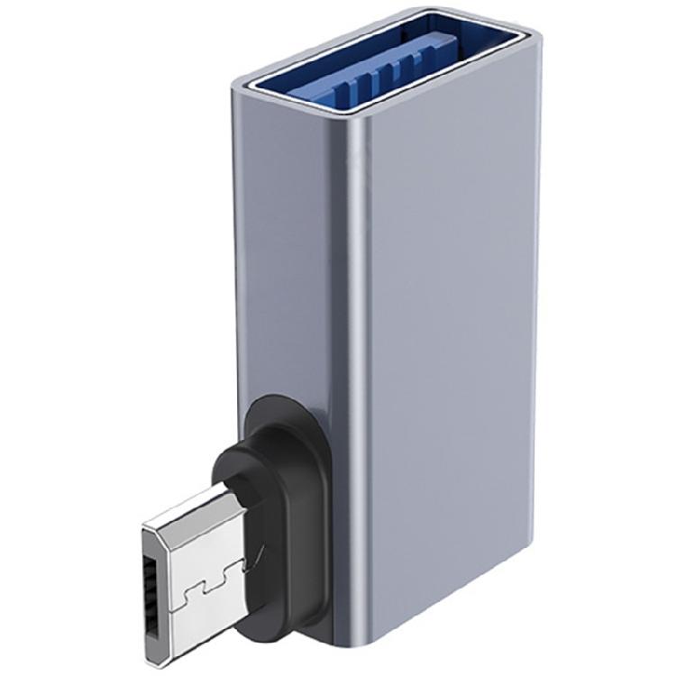 Компактные Угловые USB A на MicroUSB OTG Конвертеры Прямая Зарядка и Управление Периферией на Смартфонах Планшетах