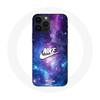 Чехол - Nike - Iphone 14 Pro Max - Мягкий - Логотип - Белый цвет