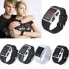 Fashion Casual Unisex Square Case LED Digital Display Sports Wrist Watch Gift