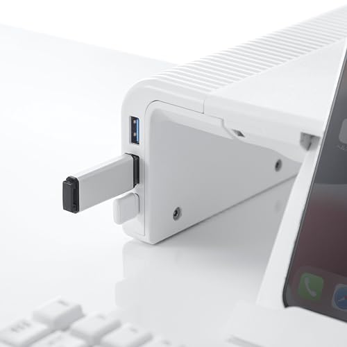 SANWA SUPPLY USB Type-C хаб с настольной стойкой (белый) MR-LC210CHW