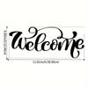 Металлический настенный знак WELCOME Art Decor | Декор для спальни | Домашний декор для дома и улицы Подарки Металлический настенный декор для сада и фермы