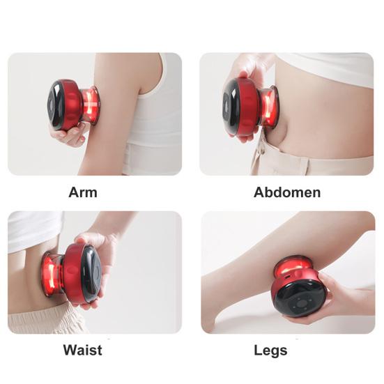 Скребок Мощный Прочный ABS Интеллектуальный Отрицательное Давление Дыхание Банки Массажный Инструмент
