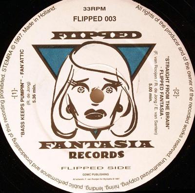 12-дюймовая пластинка VARIOUS - Backspin EP FLIPPED003 Flipped Fantasi 1997 Нидерланды Танцевальная и электронная Б/У