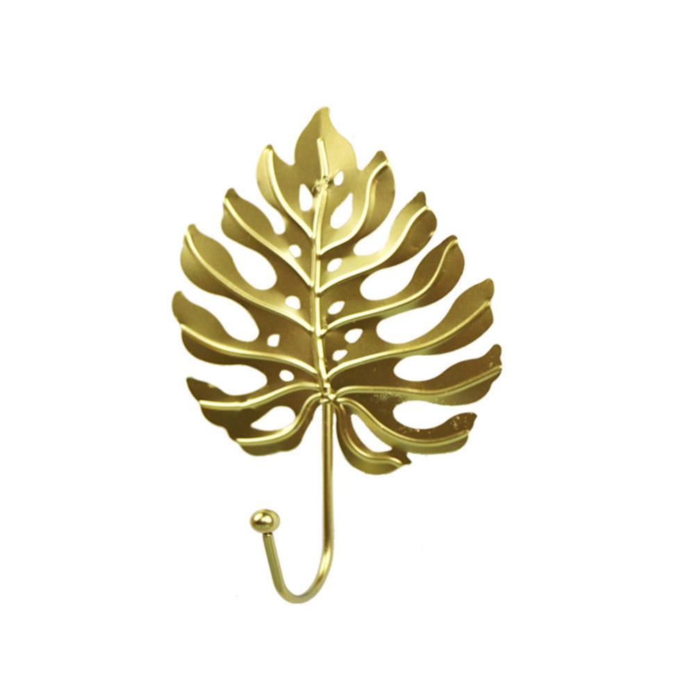 Organization For Towel Clothes Leaf Shape Wall Hanger Hanging Storage Rack Wrought Iron Hook