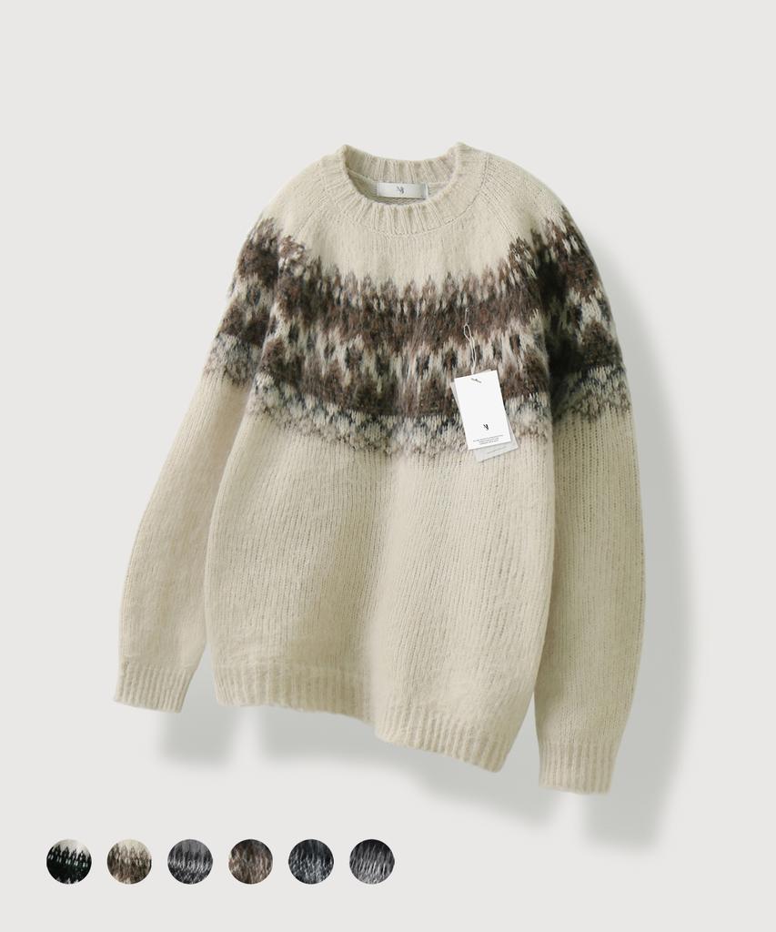 MOOD INSIDE Норвежский свитер Nordic Knit_6 цветов