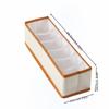 Leather Drawer Belt Storage Organizer 6/12 Slots Holder for Ties Belts Home Closet Space Saving Storage