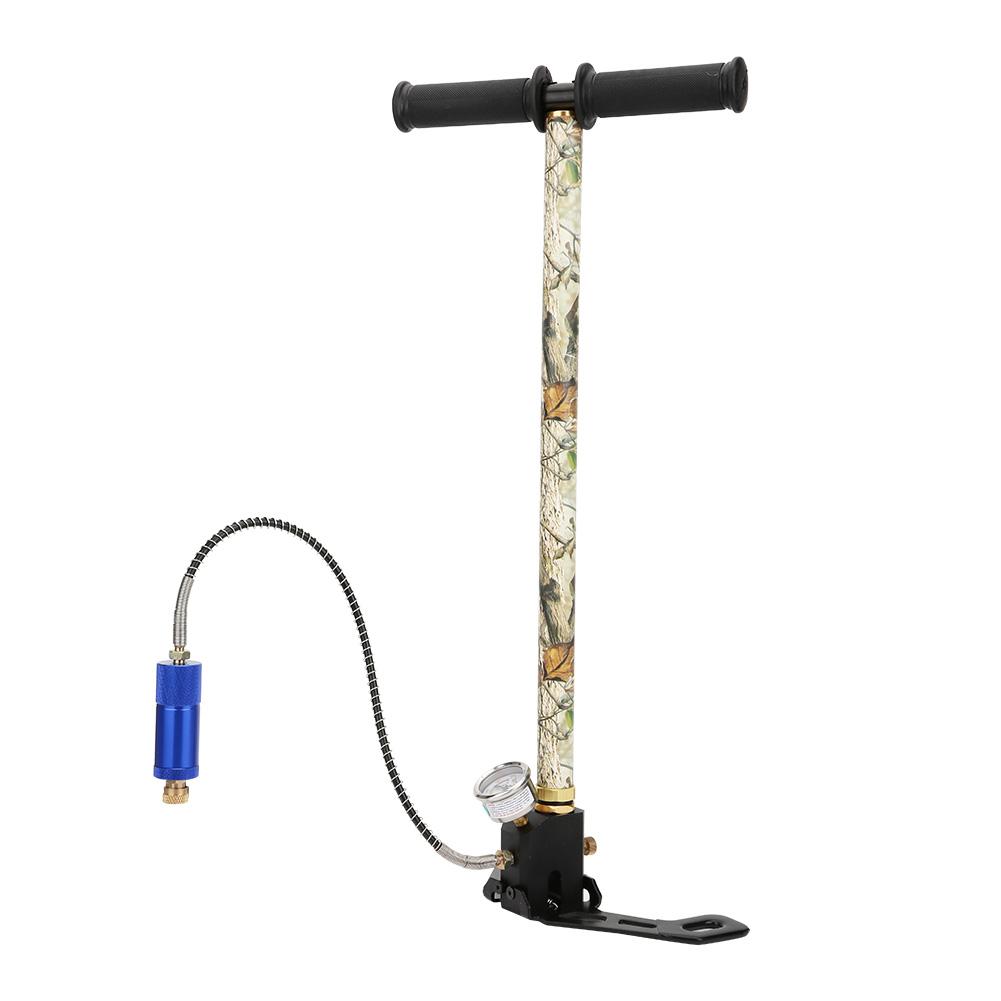 30MPa Stainless Steel Hand Operated Inflator Pump High Pressure Compressor for Diving Oxygen Cylindercamo