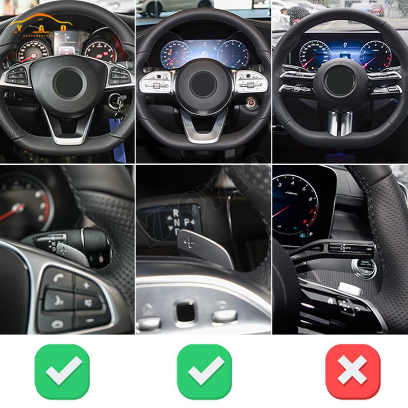 Car Steering Wheel Paddle Shifter Gear Shift Extension For Mercedes Benz W205 W213 CLS GLA GLC GLE GLK CLA45 C63 