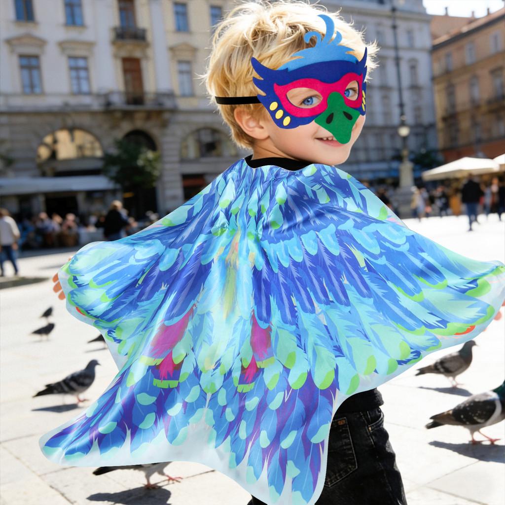 Kids Costume Accessory With Wings And Sewn Details For Holiday Celebrations