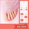 Semi-cured Gel Toe Nail Stickers Four-pointed Star Toe Gel Nail Art Stickers Nail Polish Glue Nail Stickers