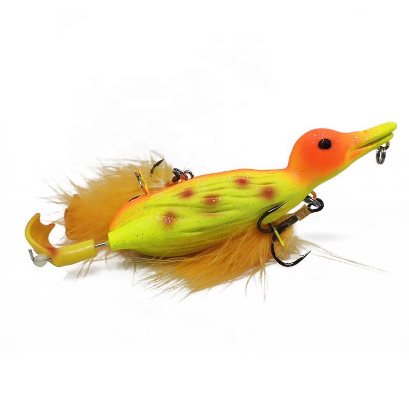 Lutac 123mm 25.7g Artificial Duck Fishing Lures for Freshwater Floating Water Fish Baits