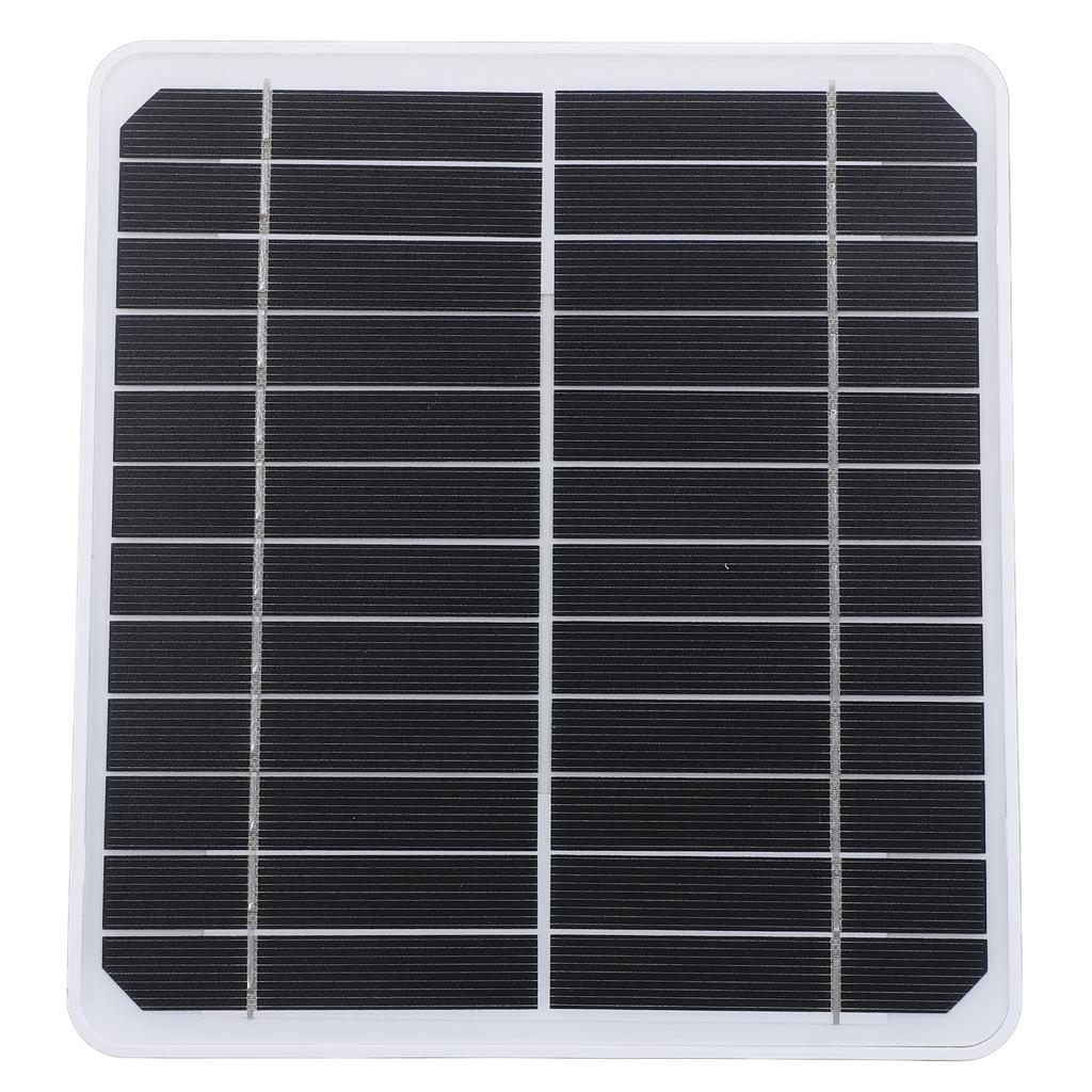 20W Wall Solar Panel IP68 Waterproof Monocrystalline Solar Panel Charger with 9.8ft Charging Cable