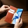 QIALINO Oil Wax Genuine Leather Flip Case or Samsung Galaxy Z Fold8 Fold 8 Ultra Cowhide with Card Slot Wallet Stand Phone Cover