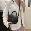 Elegant Synthetic Leather Crossbody Bag For Women In Black White Beige And Brown