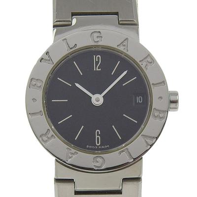 Часы Bvlgari Bvlgari BB23 Нержавеющая сталь черный циферблат Нержавеющая сталь Кварцевый Аналоговый дисплей Женские Б/У