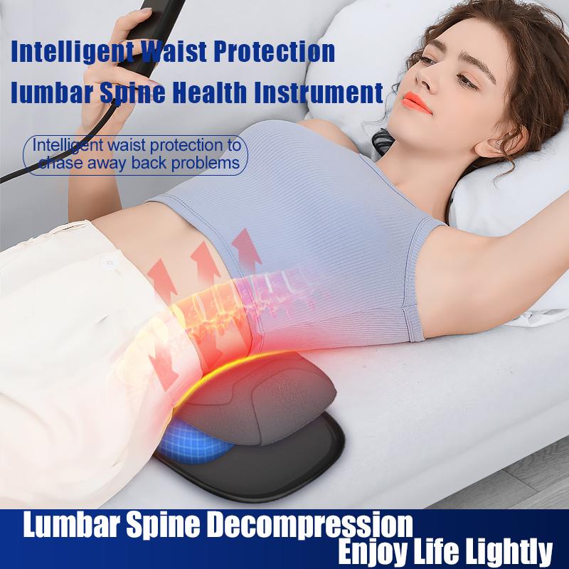 2023 Массажер для поясницы для облегчения боли Регулируемая интенсивность EMS Вибрация Интеллектуальный электрический надувной корректор осанки спины