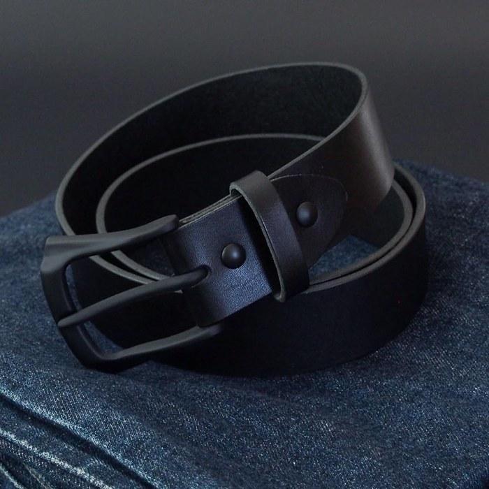 [KOGUMA BELT] Ремень Черный, Кожа Тотиги, Сделано в Японии, Коровья кожа, 40 мм, Atelier Black, KGMCB-0010, -91-103 см / Общая длина: -115см