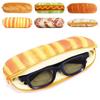 Gift Portable Polyester Simulation Bread Pencil Bag Storage Bag Large Capacity Zipper Pencil Case