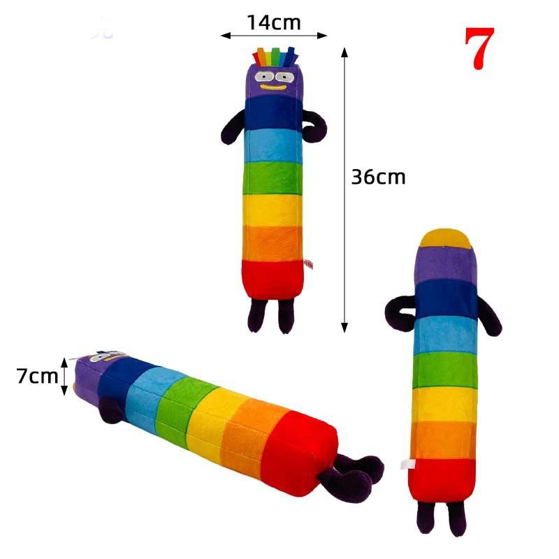 10 стилей, цифровые блоки, плюшевые игрушки, мягкие куклы, фильмы, сериалы, мультяшные развивающие игрушки, детский подарок