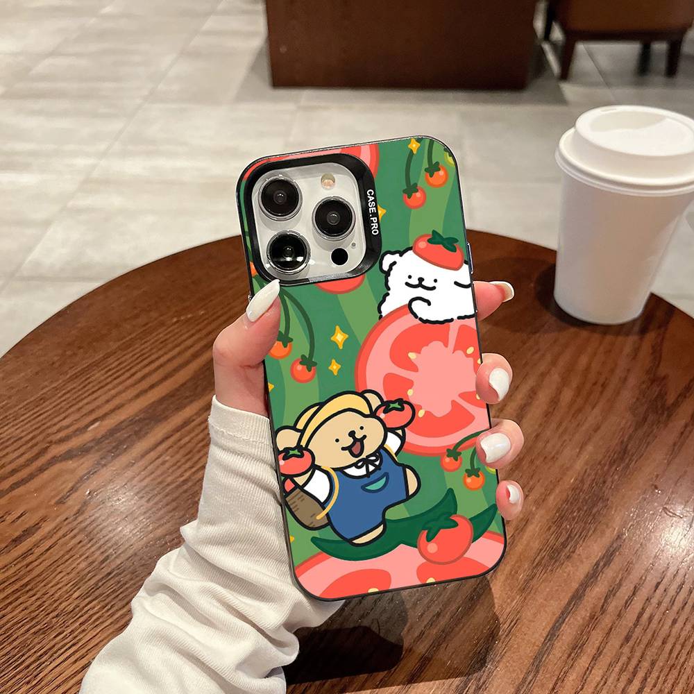 Мальтийская милая щенячья линия Для IPhone 17 16 15 14 13 12 11 Pro Max Plus Матовый цвет Задняя крышка телефона