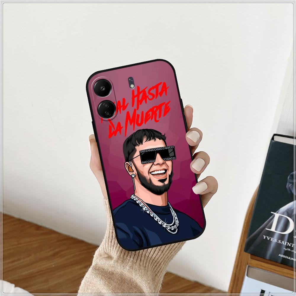 Чехол Anuel AA Real Hasta La Muerte для Redmi 13C 12C 12 10 10C 9 9C 9A 9T 8 8A 7 7A K60 K50 K40 K30 Gaming Pro Plus Ultra