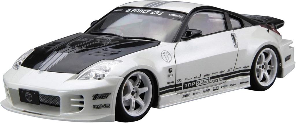 Aoshima Bunka Kyozai The Tuned Car Series Nissan Top Secret Z33 Fairlady Z Plastic Model 1/24 No.33 '05 (Car)
