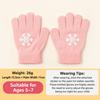 Thickened Kids Knitted Gloves Cartoon Print Thermal Gloves Children Winter Warm Gloves  Daily Wear
