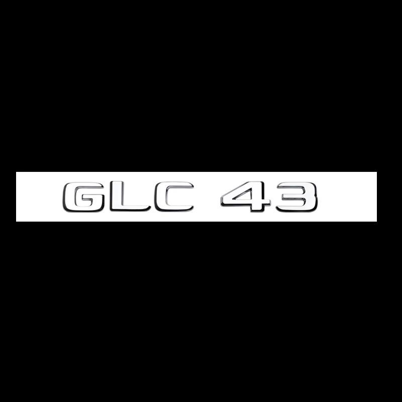 Для Mercedes Benz Silver Black X253 C253 GLC43 GLC63 GLC63s GLC 63 S AMG Эмблема V8 BITURBO 4MATIC 4MATIC+ Эмблемы Значки
