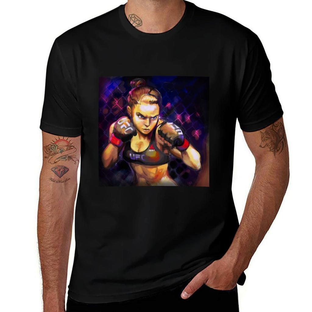 Ronda Rousey Tshirt Christmas Casual Short Sleeve Top