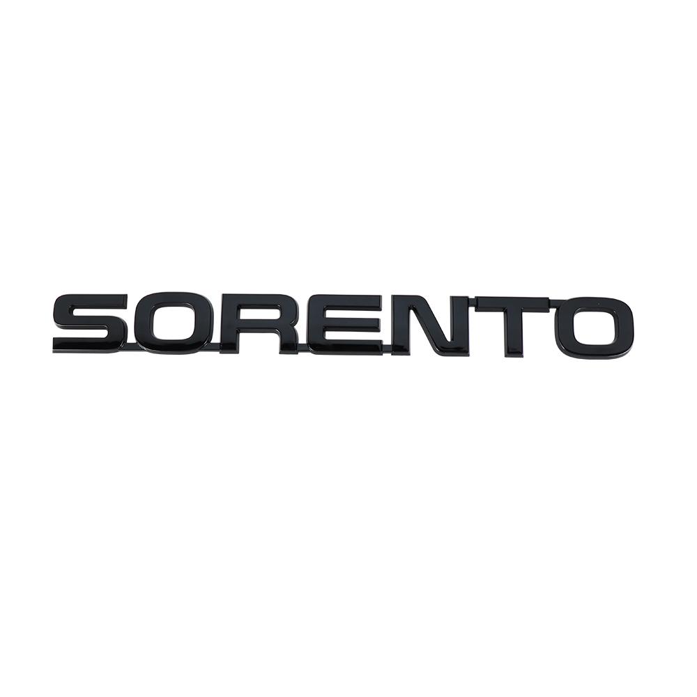 Для Kia Sportage Rio Soul Optima Ceed Forte Picanto 3D ABS SORENTO CERATO Значок с буквой Наклейка на заднюю часть автомобиля Декорация багажника