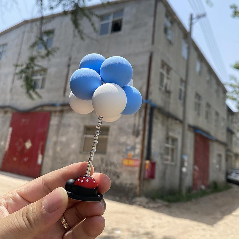 1шт красочные воздушные шары украшения автомобиля милый мультфильм приборная панель автомобиля воздушные шары украшения