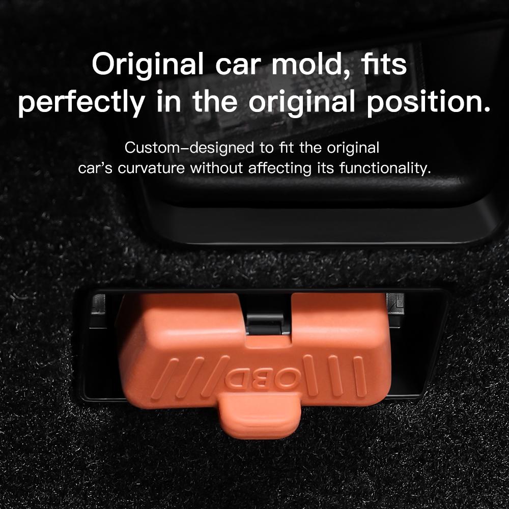 YZ for Tesla Model Y YL 3 Juniper Highland Silicone OBD Port Protective Case Clogging Cover 360° Dustproof 2026 Car Accessories
