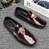 Large Size 48 Autumn Doudou Shoes Lazy One Pedal Business Casual Leather Shoes Men's Breathable Fashion Driving Men's Shoes