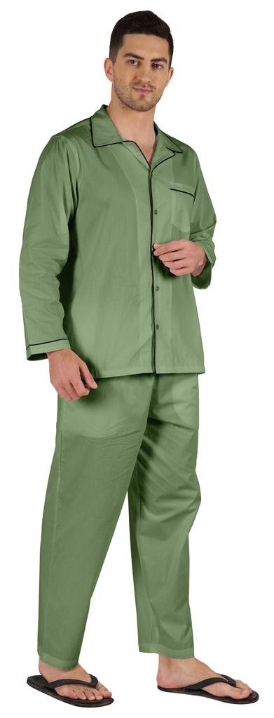 Inkmeso Мужские хлопковые пижамы, однотонная одежда для сна, одежда для дома, пижамный комплект с верхом и низом