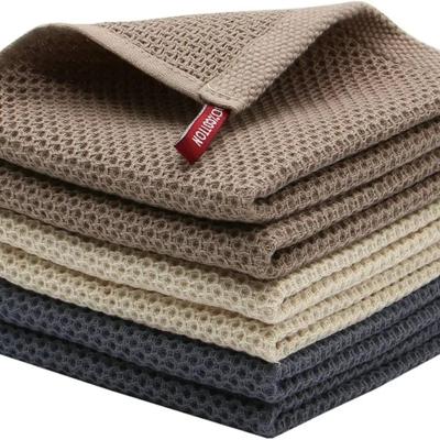 1 шт., хлопковое кухонное полотенце, ультрамягкая волшебная ткань для чистки, впитывающие чистящие тряпки, утолщенные салфетки для протирания, тряпка для мытья посуды, инструменты для чистки