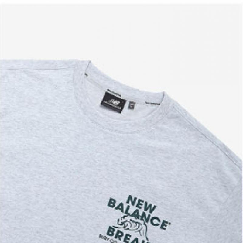 New Balance Half Club  Nbned22623 Lg Summer Wave Graphic Short Sleeve Tee Men