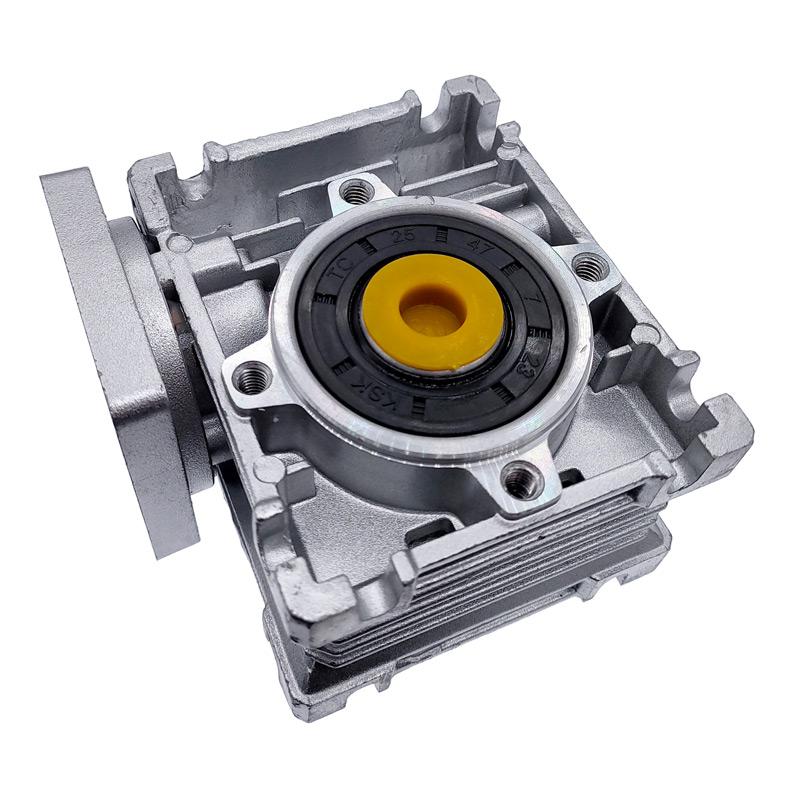speed reducer worm DC motor gearbox RV030 14mm output 5:1-80:1 Worm Gearbox Speed Reducer for NEMA 23 Motor