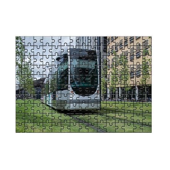 Damoa Test Tube Jigsaw Puzzle City Train, Korean Popular Puzzles