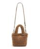 Mark Gonzales Women'S Club Boucle Mini Crossbody Bag - Camel