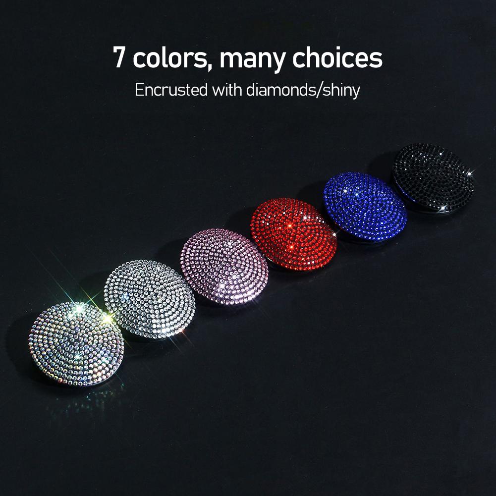 Автомобильное зажигание Onekey Start Stop, кнопка переключения, защитная крышка, авто украшение, интерьер, аксессуары для двигателя со стразами