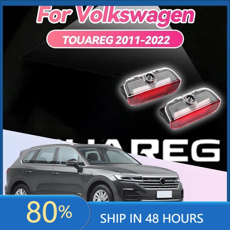 BGC1 New VW For VOLKSWAGEN VW 2Pcs LED puddle Projection warning Decoration Lamp For VW Touareg 2011-2013-2015-2018-2020-2022 Car D AH0 xhcv4