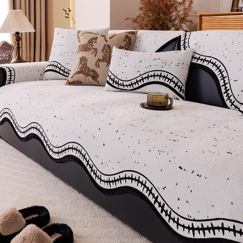 Special-Shaped Sofa Cushion Universal In All Seasons French Light Luxury Sofa Non-Slip Seat Cushion Sofa Cover  New Sofa Cover