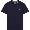 Simple Logo Business Casual Round Neck Short Sleeve T-Shirt Men T-Shirt Legendary-Blue F11M331113F-NV