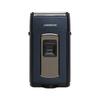 Iris Plaza Electric 3 Blades Sold S-627NV Shaver, Navy, Palm-Sized, Washable, Battery-Operated, Double-Edge Trimmer, (Batteries Separately)