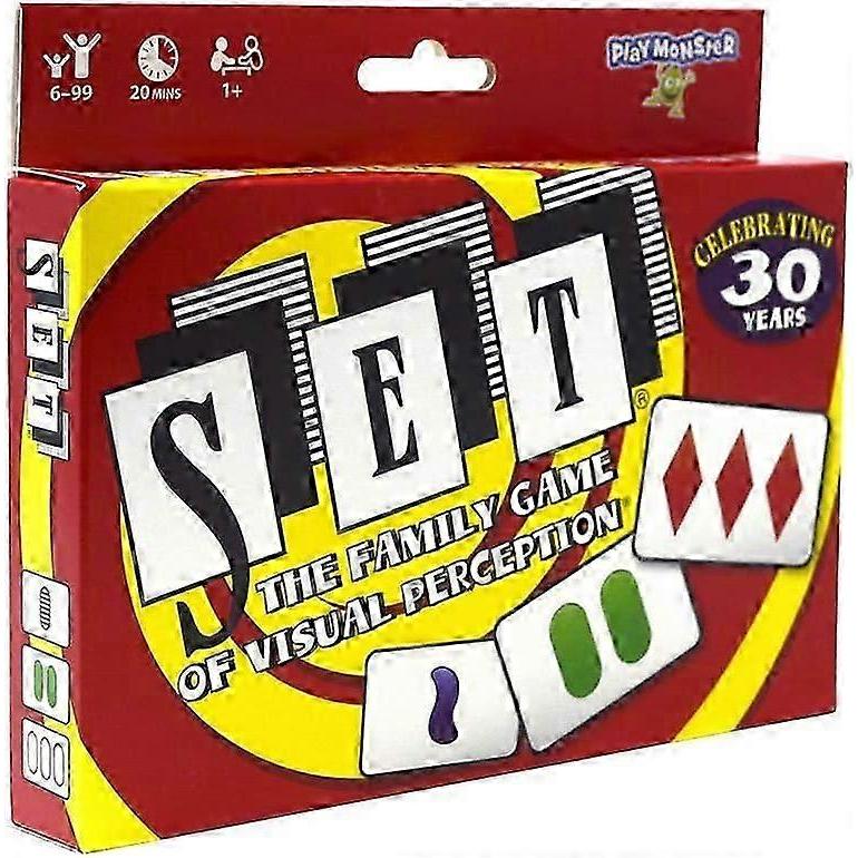 Visually perceptive family card game - match-finding game, suitable for ages 8+, 81 cards, including rules