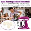 Mixer Rubber Feet Compatible with KitchenAid Stand Mixers Feet, Mixer Feet Pads, Mixer Rubber Feet Replacement Parts 4161530, 9709707, for KSM90,