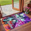 Crystal Velvet Rug Custom Name Text, Soft Non Slip Floor Mat Home DecorDandadan
