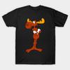 Asian Size Cotton Unisex Tshirt Print T-shirt Bullwinkle T-shirt No-Cut Print Regular Fit