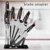 Акриловая полка для ножей Бытовая кухонная веерообразная прозрачная многофункциональная высококачественная стойка для хранения Нож для резки костей Настольный держатель ножа